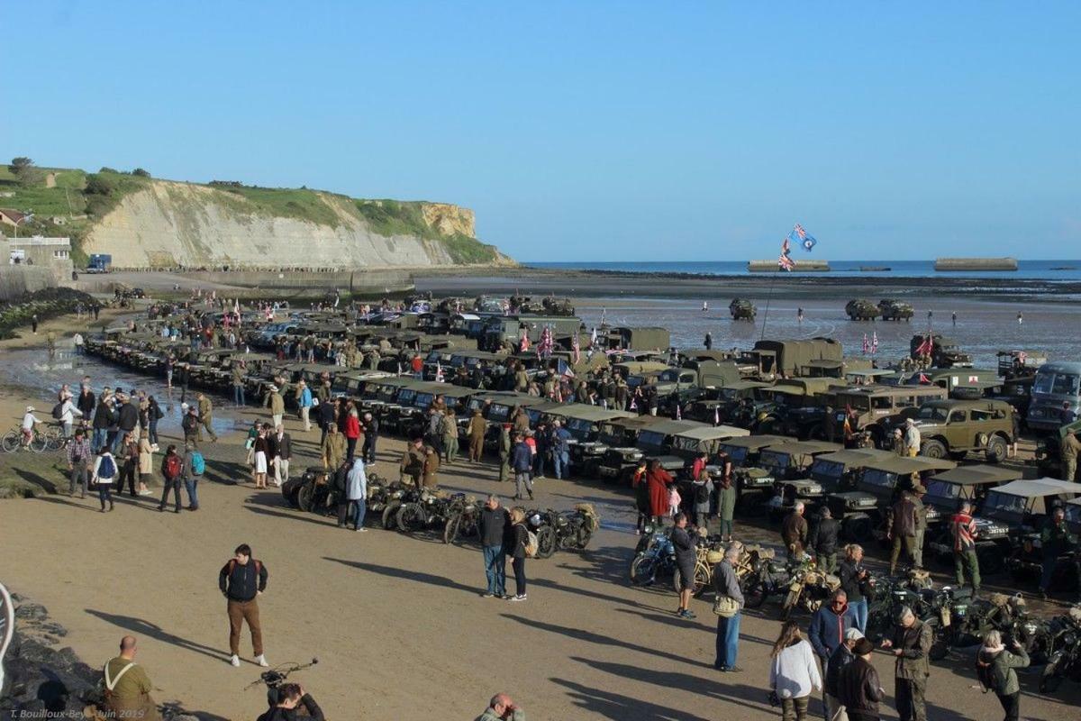 Appartement Sur La Plage 4 Personnes Arromanches-les-Bains Esterno foto